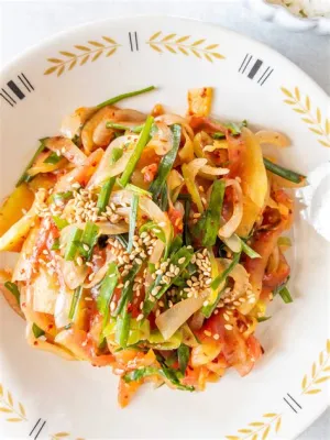  수화 과육 맛살 볶음! 매콤한 불맛에 풍부한 고기의 감칠맛이 어우러진 최고의 안주는?